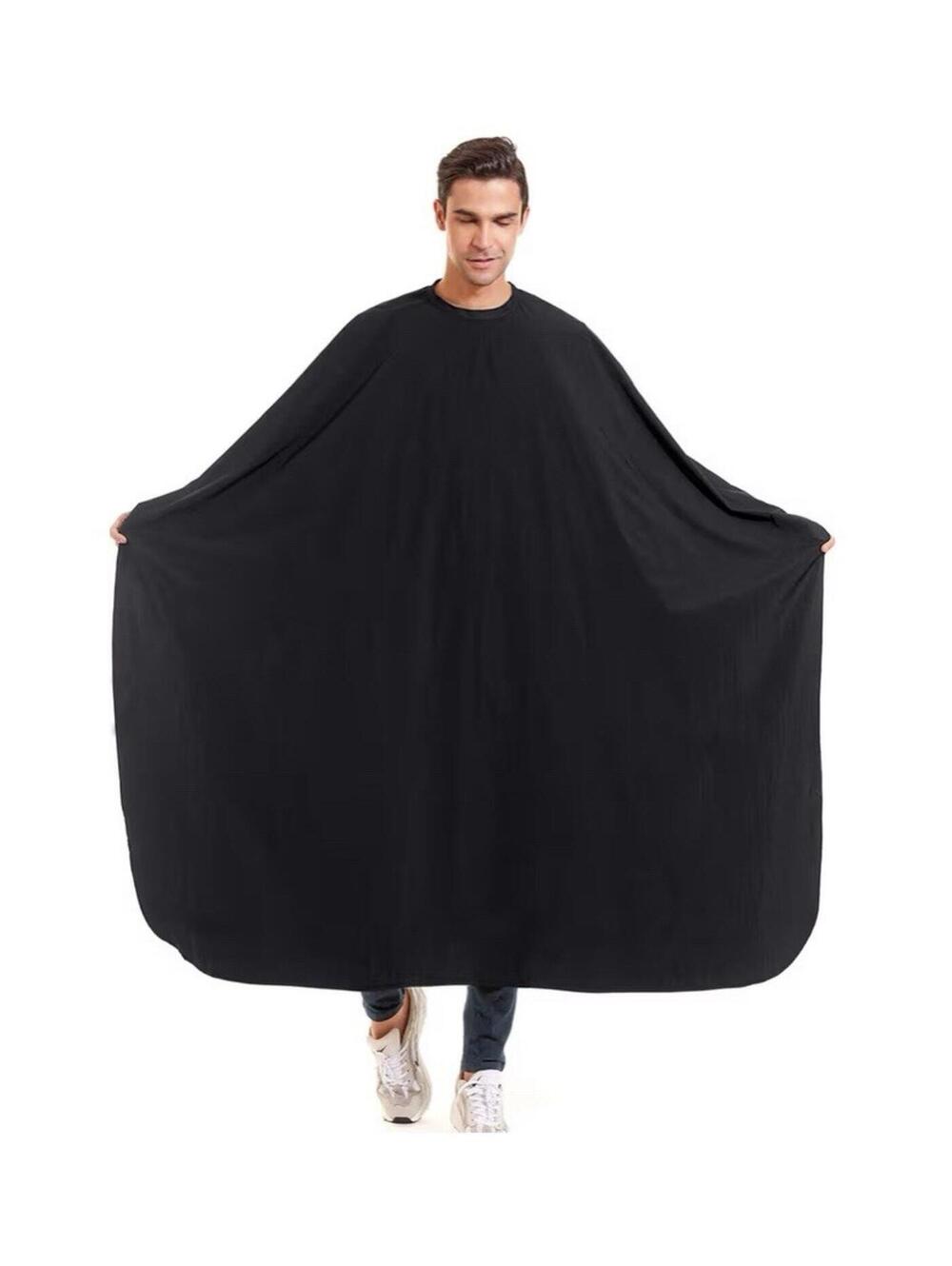 Full Size Barber Haircut Apron Cape For Client W/ Tie Neck Closure